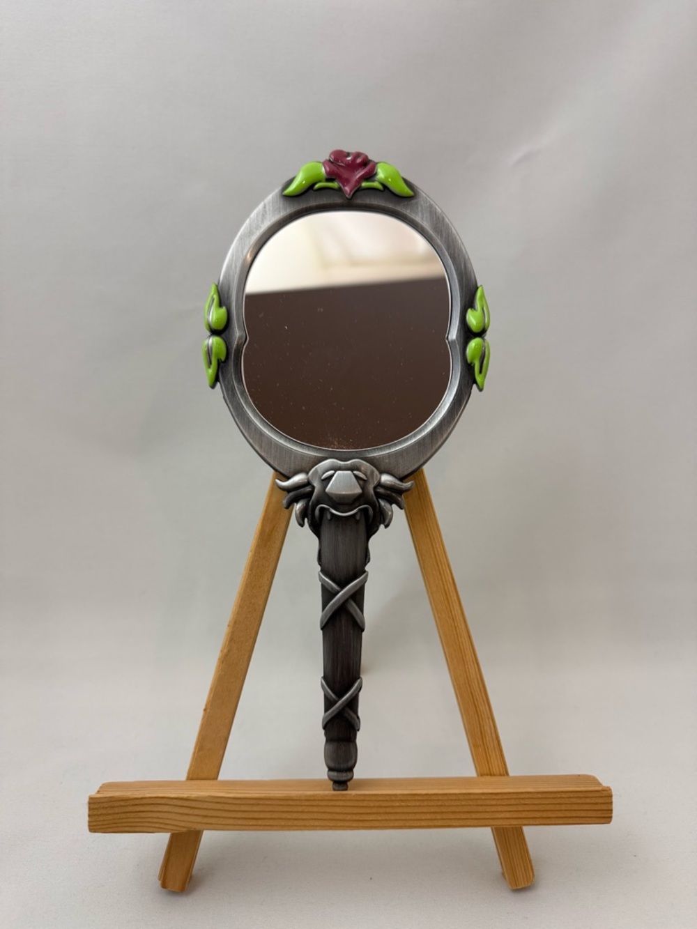 Loungefly Disney Beauty and the Beast Enchanted Metal Hand Mirror Silver